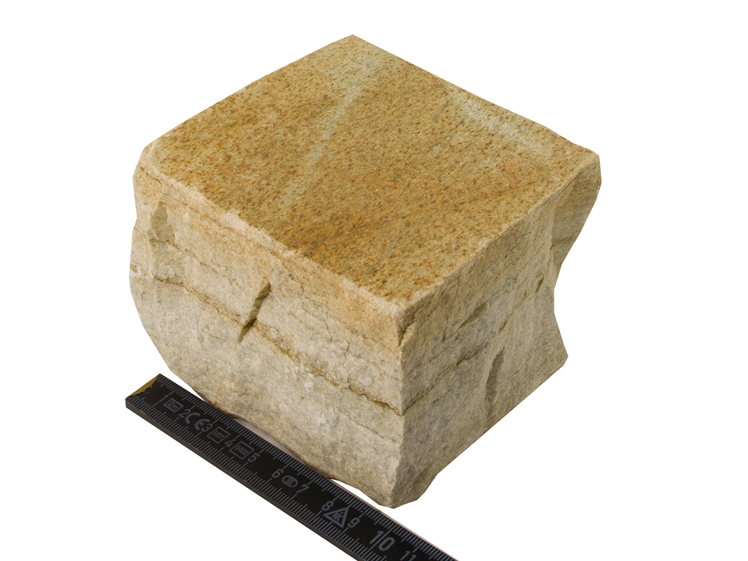 Quarzit Pflastersteine 10x10x8 Irish Gold jonastone